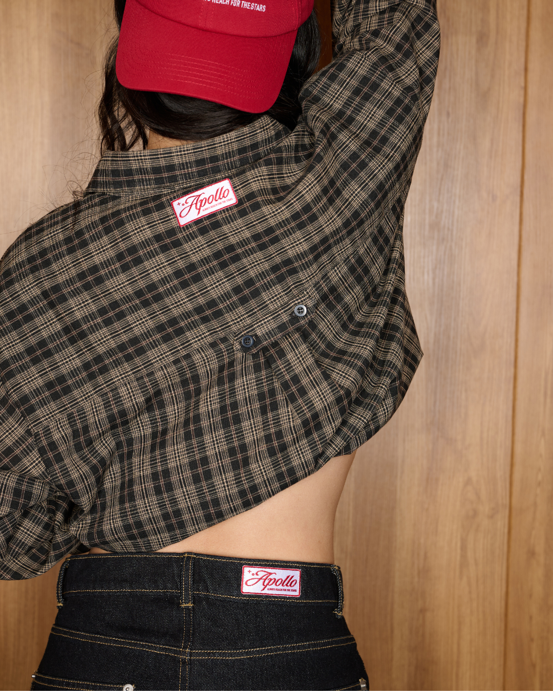 DTC-SHIRT-BLACK PLAID