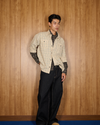 DTC-SHIRT-BEIGE PLAID